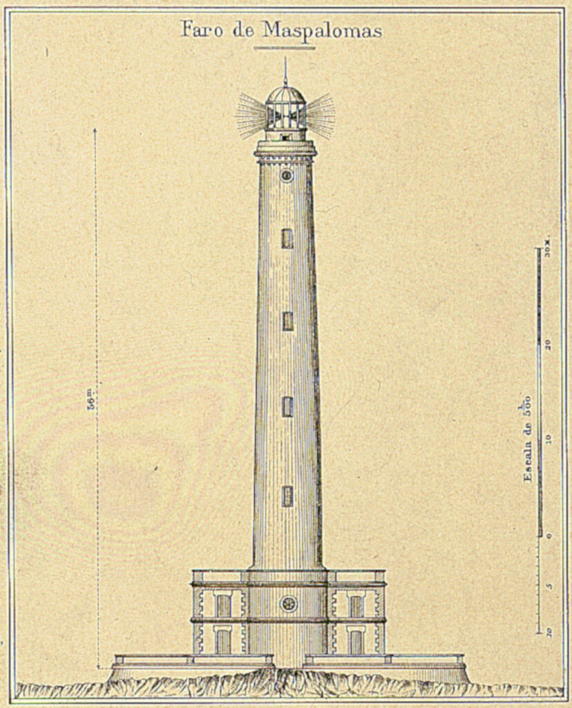 Faro Maspalomas, Gran Canaria, Španielsko