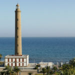 Faro Maspalomas, Gran Canaria, Španielsko