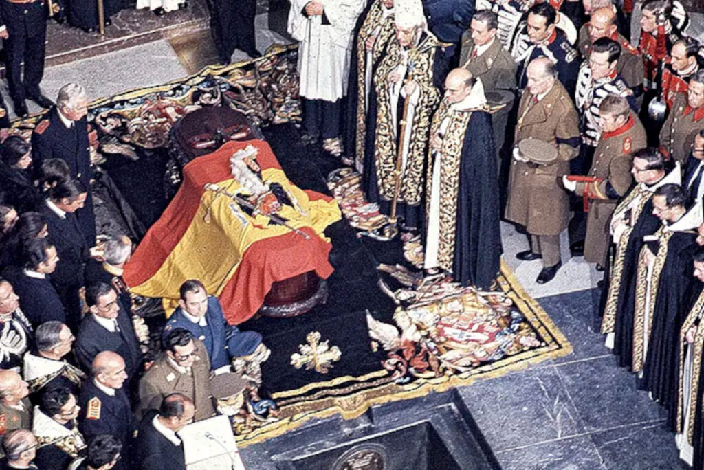Pohreb Francisca Franca 23. novembra 1975 (foto: Europa Press)