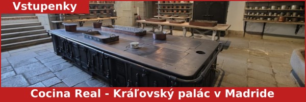 Vstupenky Cocina Real Kráľovský palác Madrid